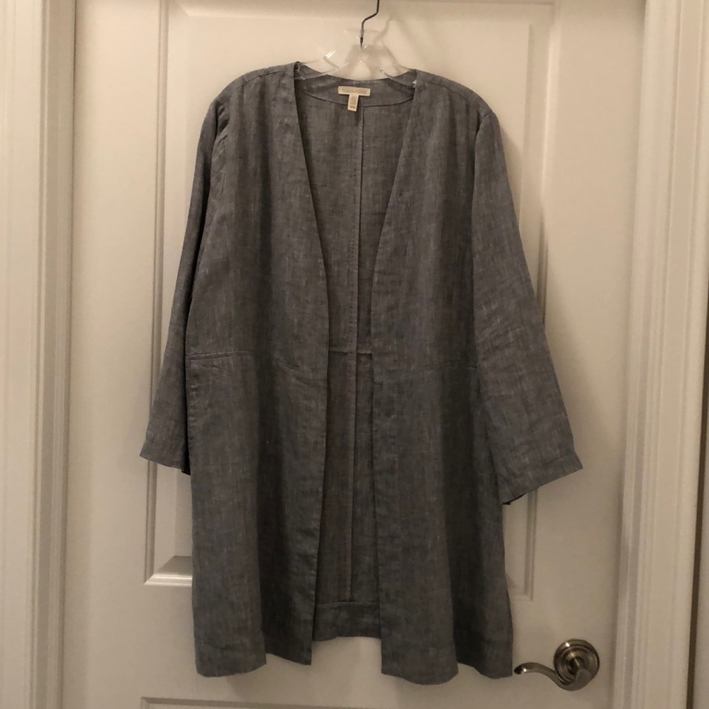 Eileen Fisher Linen Jacket.